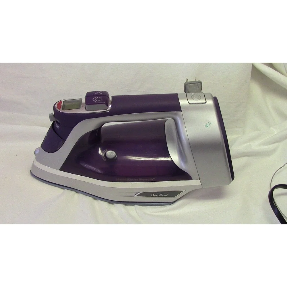 Hamilton Beach 19902R 1700W Digital Iron with Retractable Cord - Purple
